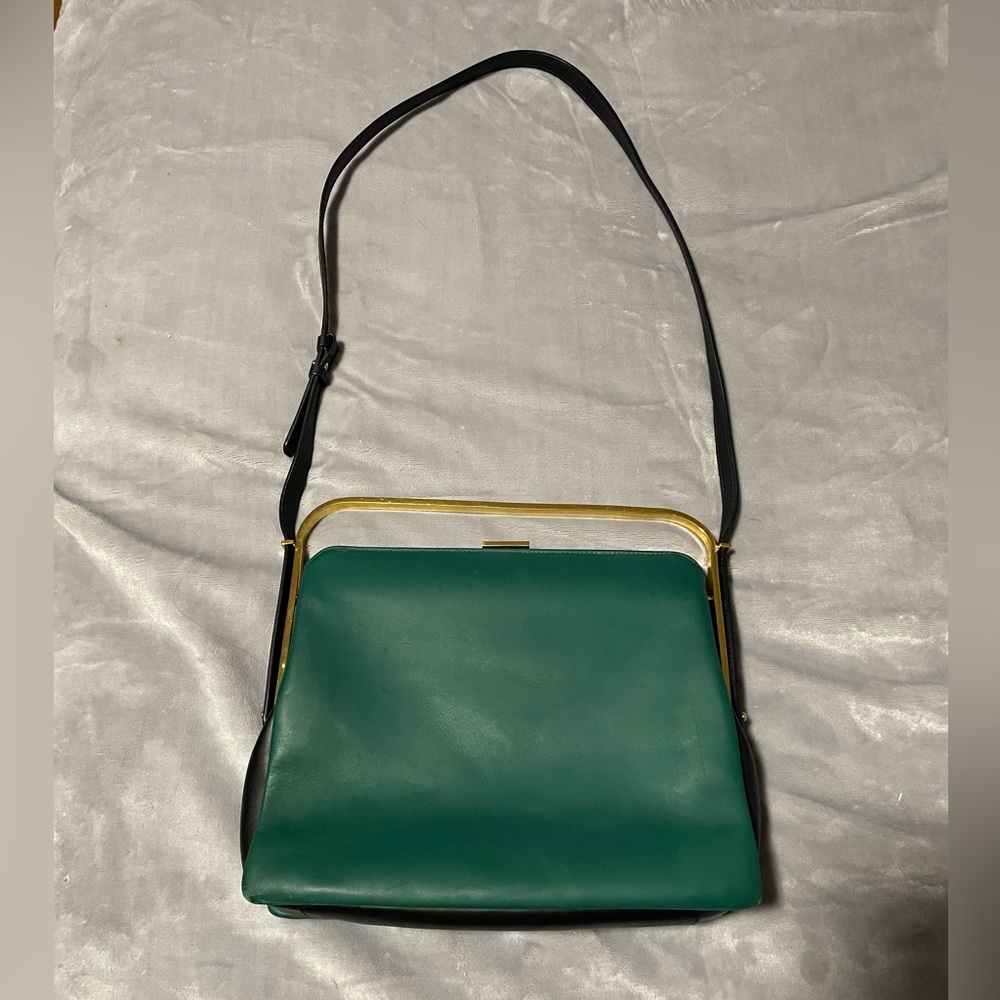 Marni Italian Leather Trunk crossbody handbag